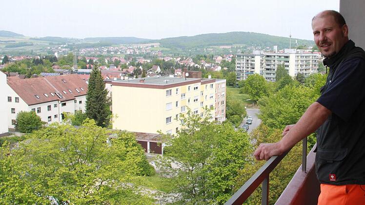 Stefan Welsch sieht regelmäßig nach dem Rechten. Von einer Wohnung in den oberen Stockwerken hätte man einen Ausblick über die ganze Stadt