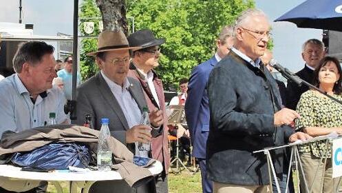 Prominentester Redner alljährlich ist Staatsminister Joachim Herrmann. Foto: Evi Seeger