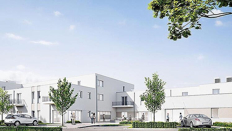 So soll die neue Wohnanlage in Heroldsbach aussehen Grafik: GBI