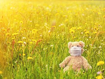 Da man ihn zur Zeit sowieso tragen muss: schützt ein Mundschutz auch gegen Pollen? Foto: Bru-nO/pixabay.com.