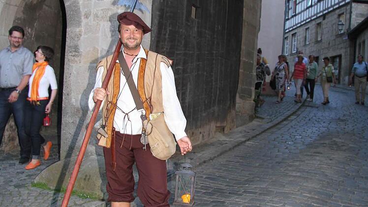 Die Türmerführung führte natürlich auch durchs Bamberger Tor Foto: Sonja Adam