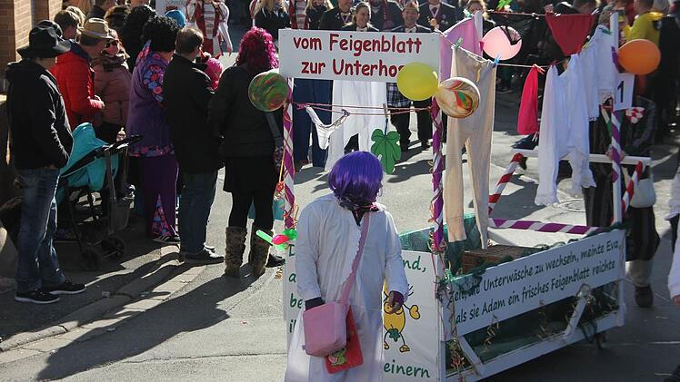 Faschingsumzug in Oberlangenstadt. Foto: Veronika Schadeck