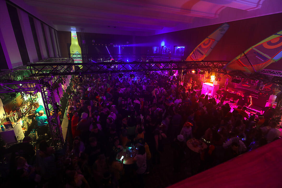 Beste Partystimmung in der Stadthalle