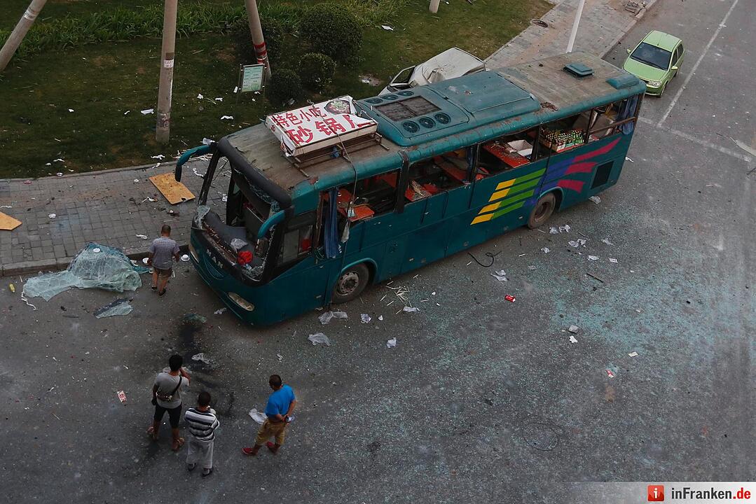Huge explosion rocks Chinese port city of Tianjin