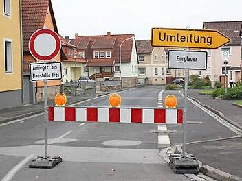 In Richtung Burglauer geht derzeit in Reichenbach nichts.  Foto: ArnoldNöth
