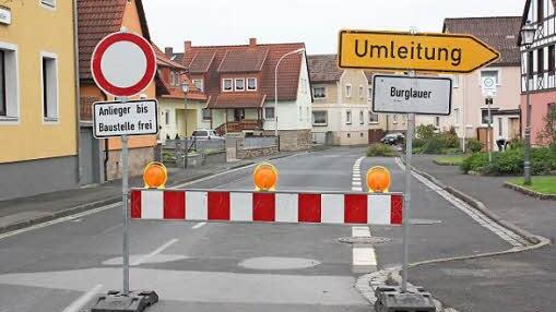 In Richtung Burglauer geht derzeit in Reichenbach nichts.  Foto: ArnoldNöth
