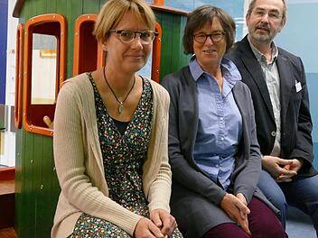 Das derzeitige Team der evangelischen Klinikseelsorge in der Ambulanz der Kinderklinik: Pfarrer Mathias Spaeter, Christina Kraatz und Ulrike Bergmann  Foto: Marion Krüger-Hundrup