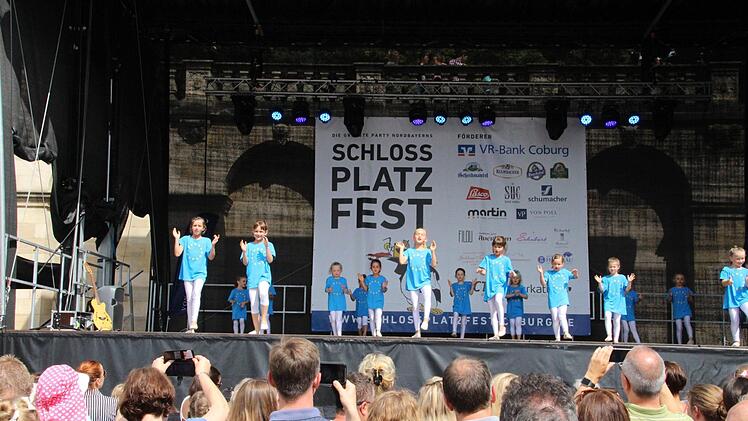 Kindernachmittag beim Schlossplatzfest in Coburg Foto: Oliver Schmidt