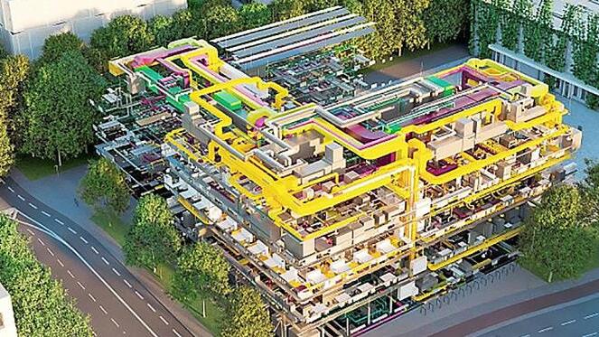 So soll das neue Forschungslabor einmal aussehen. Visualisierung: Siemens