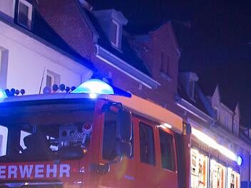Feuerwehreinsatz in der Nacht