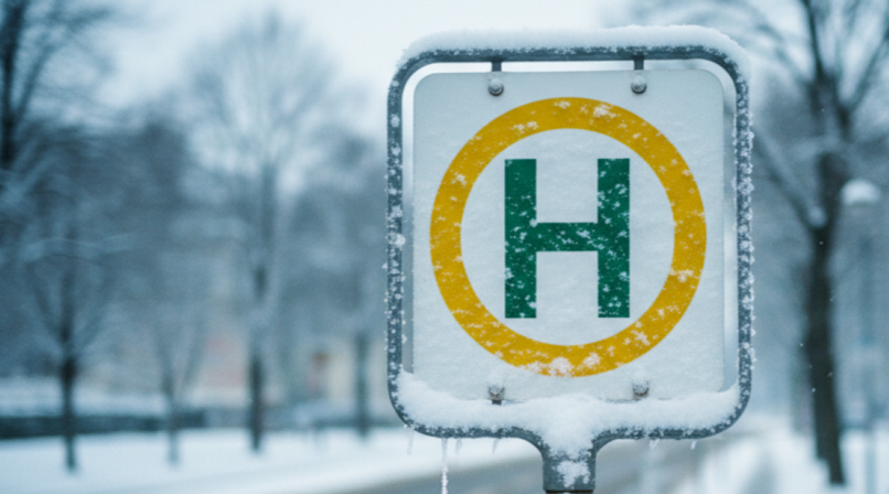 Schnee legt &Ouml;PNV im Landkreis Kitzingen lahm - Busfahrten eingestellt