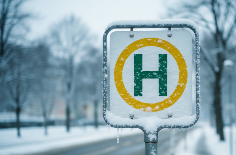 Schnee legt ÖPNV im Landkreis Kitzingen lahm - Busfahrten eingestellt