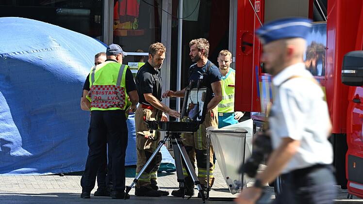 Geb&auml;udebrand in Br&uuml;ssel