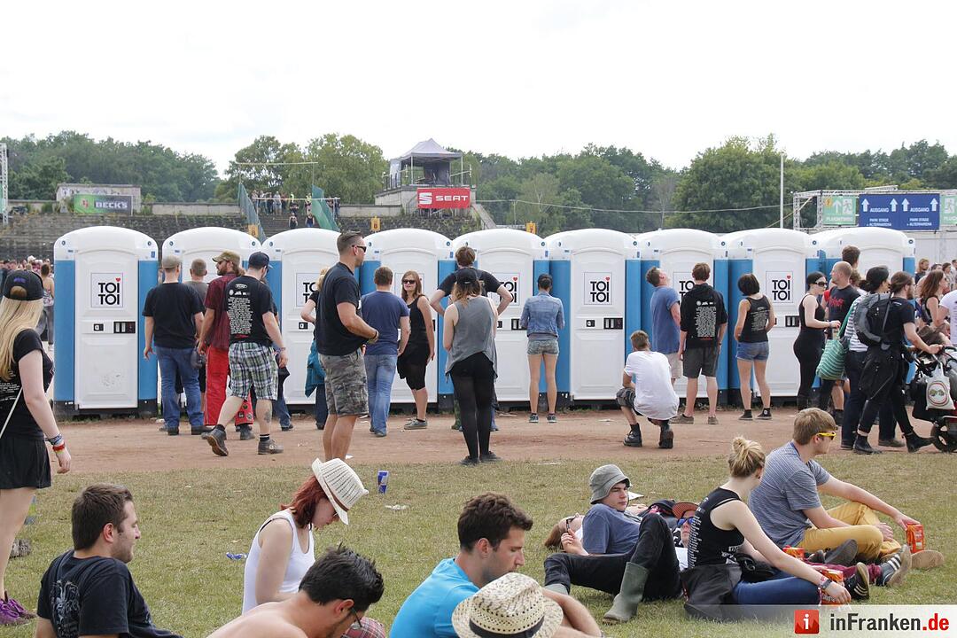 Rock im Park 2016 - Das Festivalgelände am Samstag