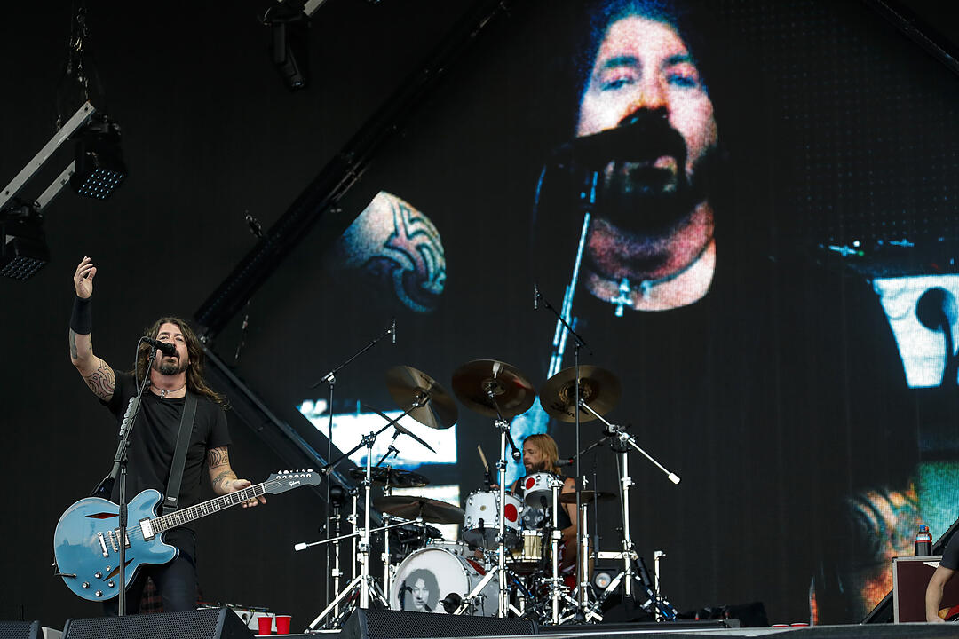 Die Foo Fighters bei Rock im Park 2018.