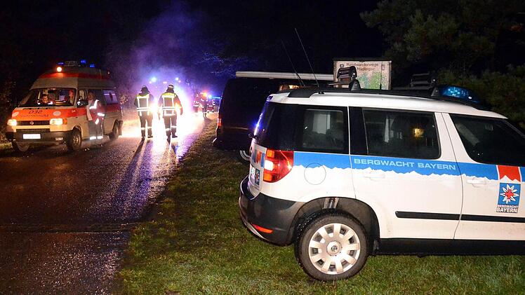 Großübung der Feuerwehr Nüdlingen.
