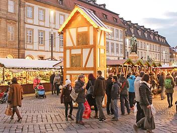 Der Bamberger Weihnachtsmarkt hat von Montag bis Samstag jeweils von 9.30 bis 20 Uhr und am Sonntag von 10 bis 20 Uhr geöffnet. Foto: RiegerPress