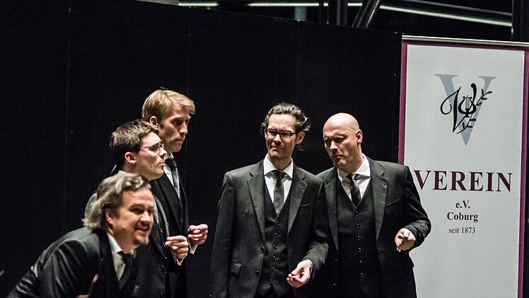 Vielseitig und brillant: Das Vokalquintett "Amarcord" aus Leipzig begeisterte vor zahlreichen Zuhörern in Coburg.Foto: Jochen Berger