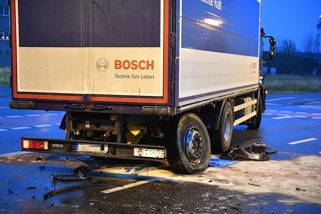Schwerer Unfall auf dem Berliner Ring in Bamberg