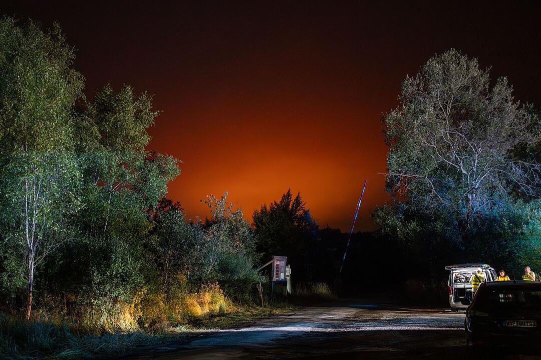 Waldbrand in Belgien
