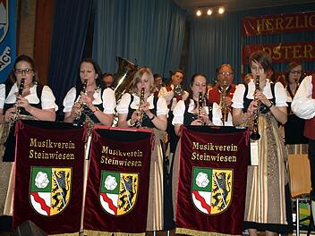 Der Musikverein Steinwiesen bot auch bei seinem 25. Osterkonzert Musik vom Feinsten. Foto: Susanne Deuerling