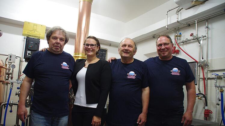Horst Vießmann, Heike Förtsch, Eugen Geuther und Klaus Förtsch. Foto: Marco Meißner