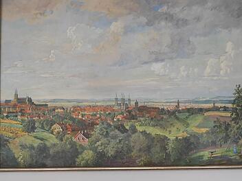 Nazi-Kunst? Auf den ersten Blick wirken die Bamberg-Gemälde von Fritz Bayerlein wie harmlose Landschaftsbilder. Eine Grün-rote Mehrheit verbannt sie jetzt aus dem Bamberger Rathaus.