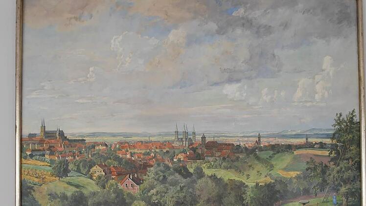 Nazi-Kunst? Auf den ersten Blick wirken die Bamberg-Gemälde von Fritz Bayerlein wie harmlose Landschaftsbilder. Eine Grün-rote Mehrheit verbannt sie jetzt aus dem Bamberger Rathaus.