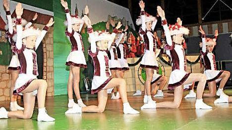 Die Jugendgarde des SKK begeisterte mit temperamentvollem Auftritt.