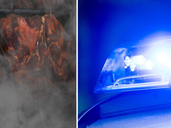 Bayer räuchert Fleisch in eigener Garage - Ehefrau findet ihn schwer verletzt
