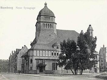 Die fünfte Bamberger Synagoge, die in der Reichspogromnacht zerstört wurde.  Foto: Staatsbibliothek Bamberg/Erich-Weiß-Verlag
