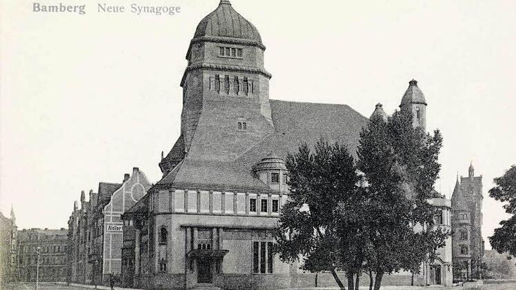Die fünfte Bamberger Synagoge, die in der Reichspogromnacht zerstört wurde.  Foto: Staatsbibliothek Bamberg/Erich-Weiß-Verlag