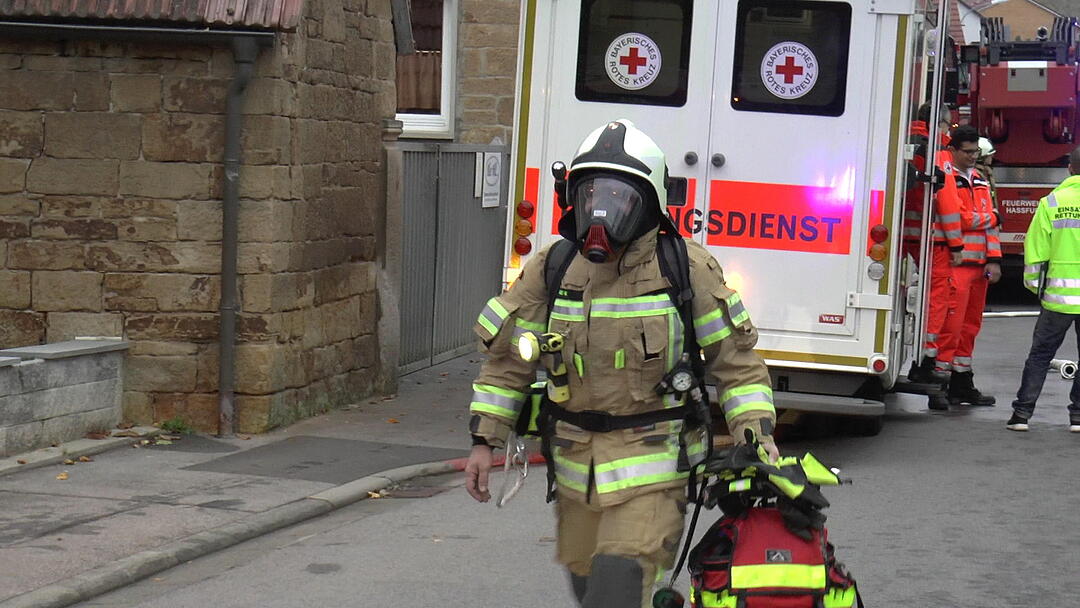 Haßfurt: Zwei Menschen sterben bei Brand