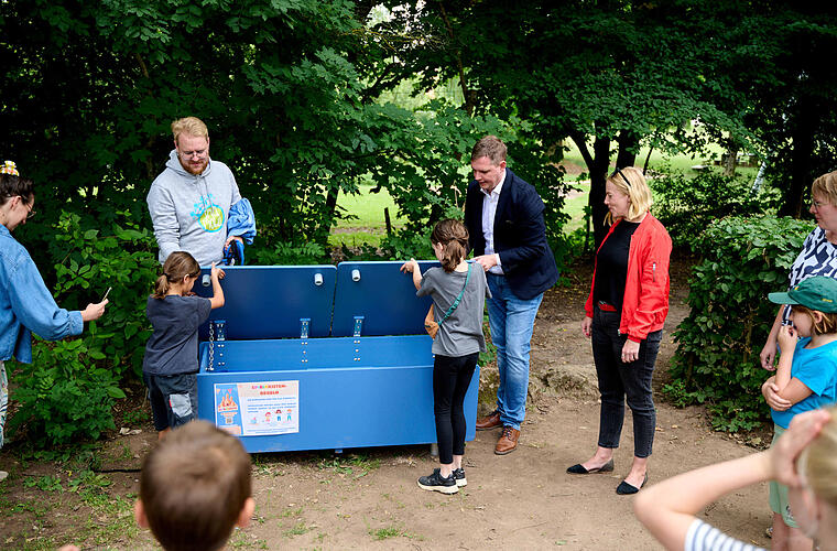 Bamberg: Kostenlose Spielkiste am Spielplatz Wildensorg eingeweiht