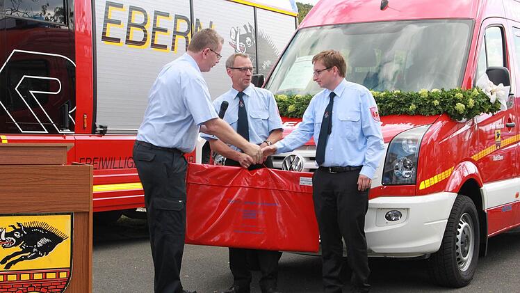 Impressionen vom Sommerfest der Eberner Feuerwehr. Foto: Katharina Becht