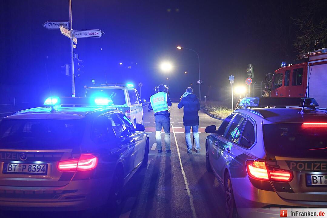 Fußgänger in Bamberg von Auto erfasst