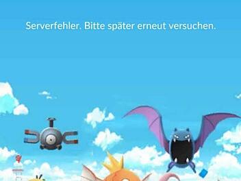 Screenshot eines enttäuschten Pokémon Go-Spielers am Samstagmitag in Bamberg.