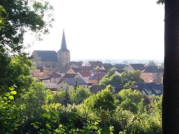 Ausblick vom St. Georgenbräu Keller in Buttenheim. Foto: inFrankenPix-Nutzer "elisabethvorstoffel"