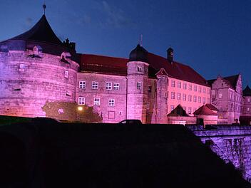 Die Festung Rosenberg wird in diesem Jahr wieder Teil von Kronach leuchtet sein. Foto: Archiv/Ronald Rinklef