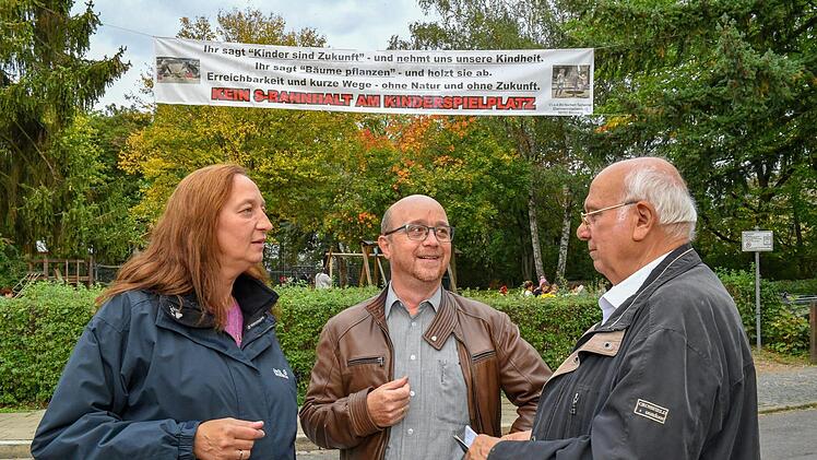 Auch die Bürbervereinskollegen von Tscherner, Annette Neumann und Andreas Triffo, unterstützen den Protest.  Rinklef
