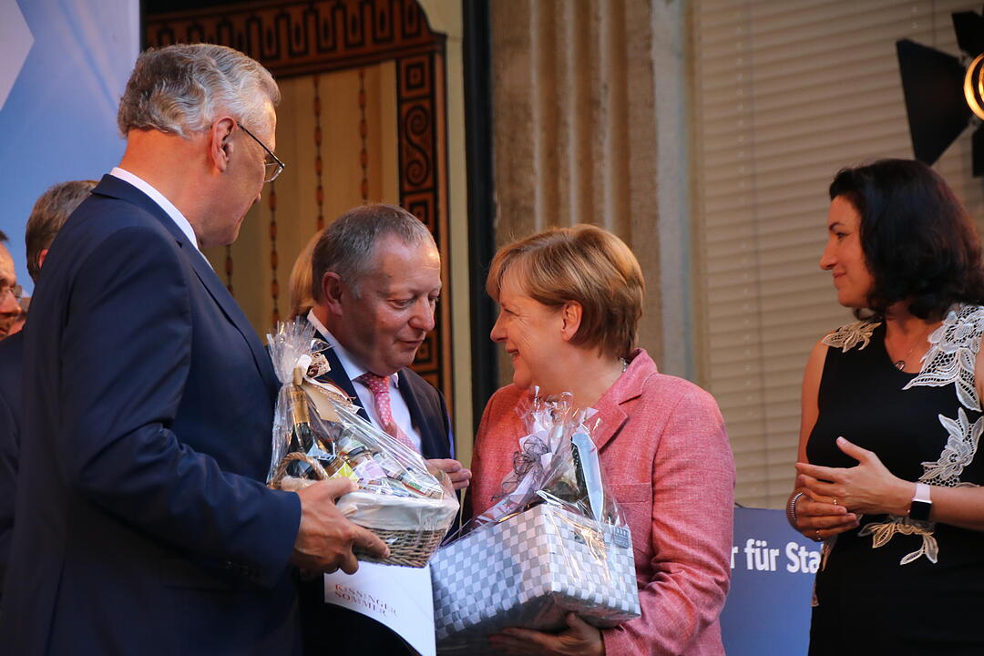 Angela Merkel zu Besuch in Bad Kissingen