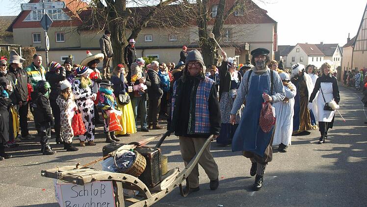 Faschingszug des FCSH Ebenhausen. Foto: Stefan Geiger
