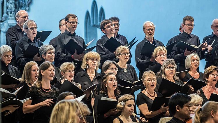 Die Coburger Bachnacht unter der Leitung von Peter Stenglein lockte zahlreiche Zuhörer an mit ihrem vielseitigen Programm. Foto: Jochen Berger