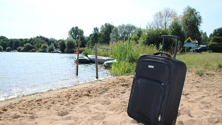 Am Sander Baggersee den Sommerurlaub verbringen? Wieso nicht. Viele Camper genießen das Ambiente und wollen gar nicht ins Ausland. Jutta Rudel
