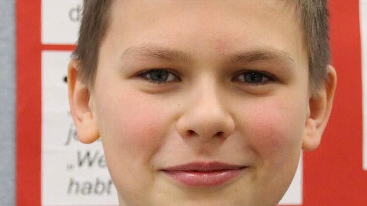 Christian Getz: "Von Schüler zu Schüler ist es einfacher, weil wir das gleiche Alter haben", sagt Christian. Er ist einer von zehn neuen Streitschlichtern. Dem 12-Jährigen ist wichtig, dass seine Schule friedlich bleibt. Dafür hilft er gern.