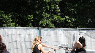 So wild feiern die Besucher bei Rock im Park 2019