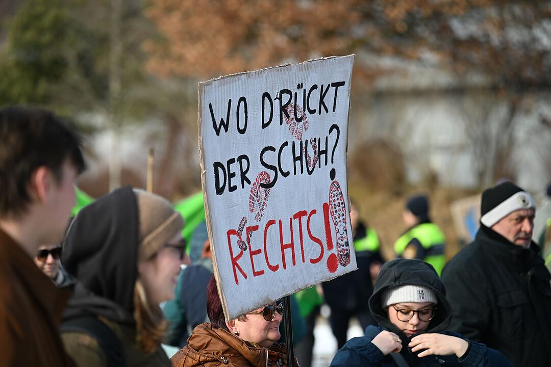 Th&uuml;ringer AfD-Vorsitzender Bj&ouml;rn H&ouml;cke in Lindenberg