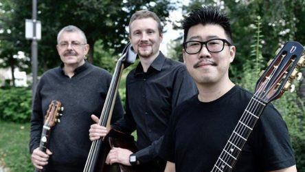 "Djangology" spielen Gypsy-Jazz im Casimirianum.Foto: Peter Pfrimm