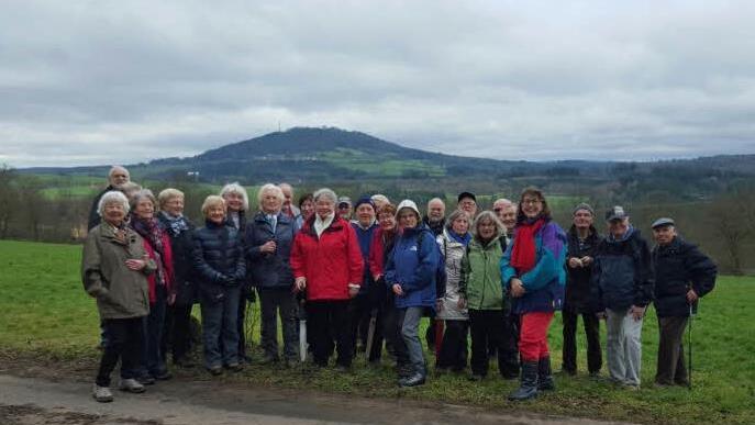 Die Wanderungen des Bad Brückenauer Rhönklubs sind immer gut besucht. Foto: Rhönklub Zweigverein Bad Brückenau