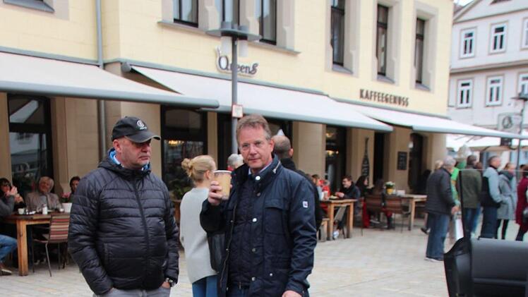 Vorsicht Falle am Albertsplatz